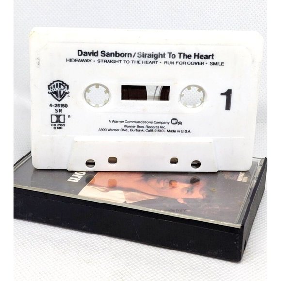 David Sanborn Cassette Tape Straight to the Heart , Tested Works - Picture 6 of 8